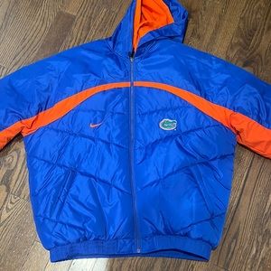 Vintage Nike y2k Team Florida Gators Puffer Jacket Mens Size XXL